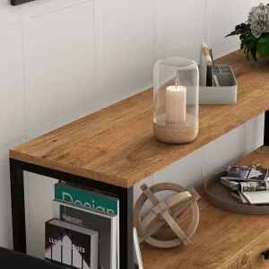 Konzolový stolík Nero v2 - Atlantic Pine, Black