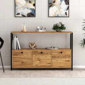 Konzolový stolík Nero v2 - Atlantic Pine, Black
