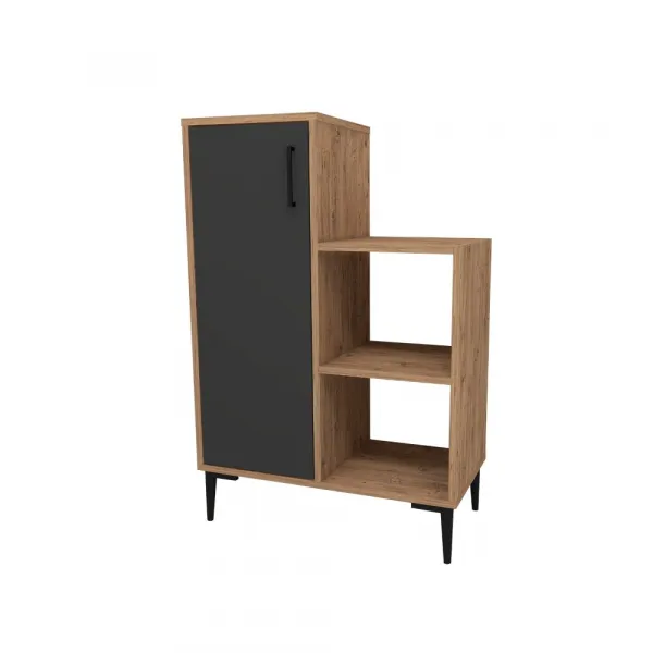 Viacúčelová skrinka Reysary - Atlantic Pine, Anthracite