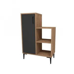 Viacúčelová skrinka Reysary - Atlantic Pine, Anthracite