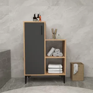 Viacúčelová skrinka Reysary - Atlantic Pine, Anthracite