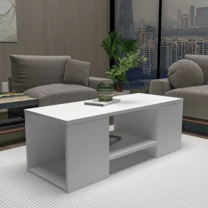 Súprava konferenčných stolíkov Sartos - White