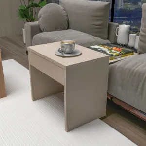 Súprava konferenčných stolíkov Sartos - Atlantic Pine, Beige