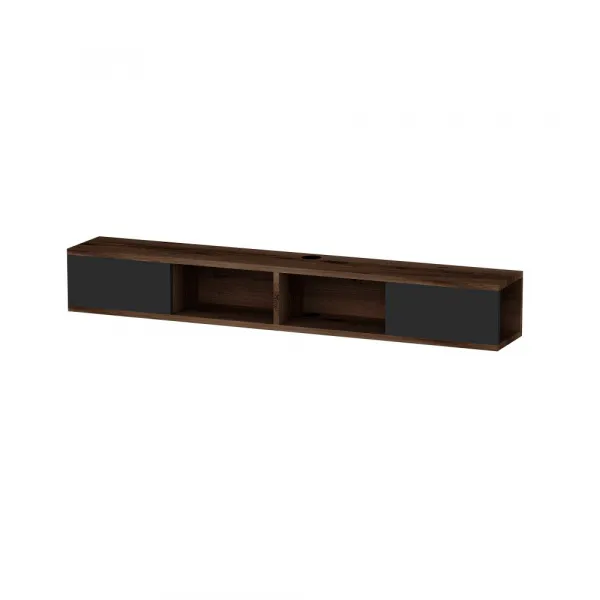 TV stolík Mayer - Light Walnut, Anthracite