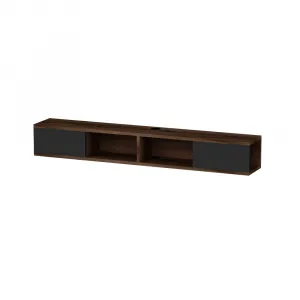 TV stolík Mayer - Light Walnut, Anthracite