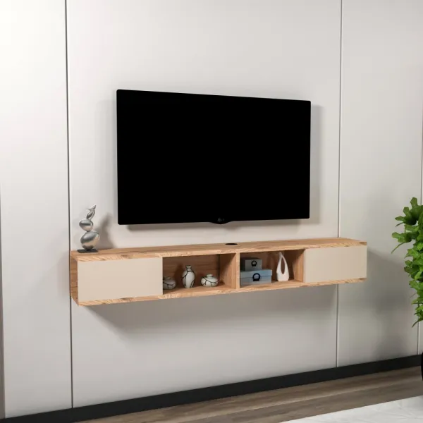 TV stolík Mayer - Atlantic Pine, Beige
