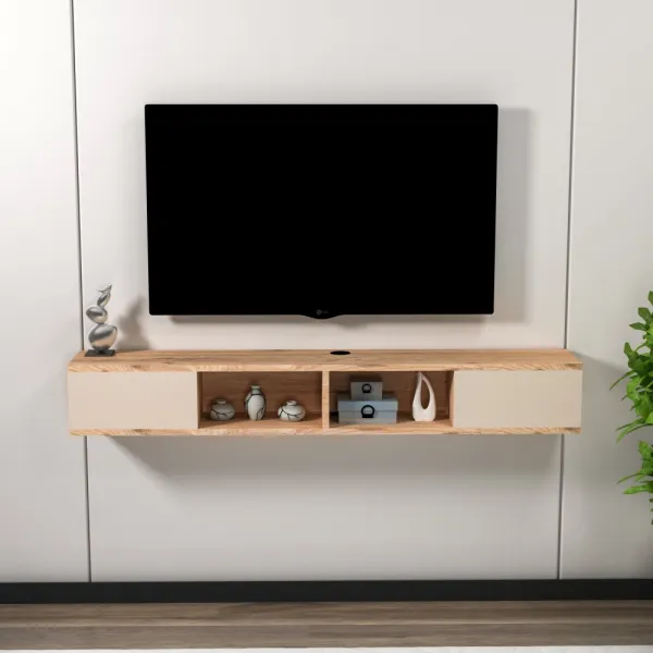 TV stolík Mayer - Atlantic Pine, Beige
