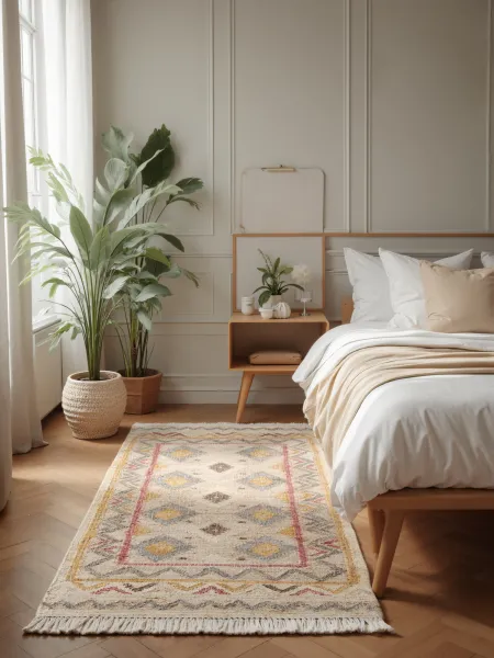 Koberec Elle Decoration Roya Imani krémový / viacfarebný