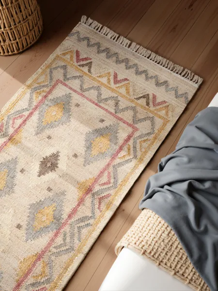 Koberec Elle Decoration Roya Imani krémový / viacfarebný
