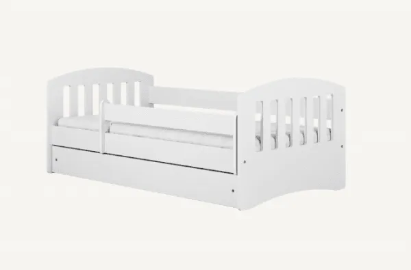 Elvisia Posteľ CLASSIC 1 so zásuvkou | biela 80 x 180 cm