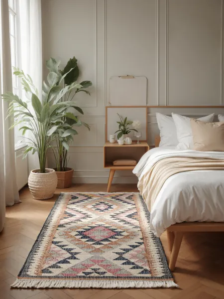Koberec Elle Decoration Roya Parsa krémový / viacfarebný