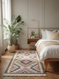Koberec Elle Decoration Roya Parsa krémový / viacfarebný