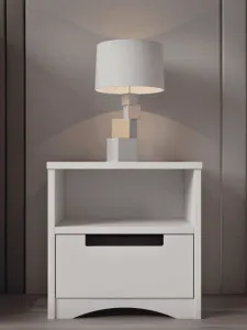 Elvisia Nočný stolík CLASSIC | biela