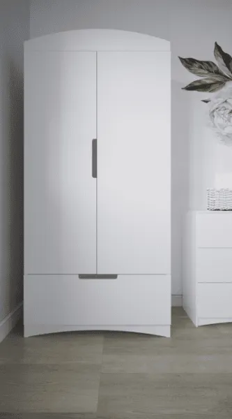 Elvisia Šatníková skriňa CLASSIC | biela