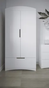 Elvisia Šatníková skriňa CLASSIC | biela