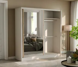 ArtStol Šatníková skriňa LONDON 203 LUX | so zrkadlom