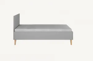 Elvisia Detská posteľ KUBI | sivá 80 x 180 cm