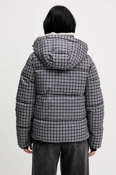 Bunda Hollister Co. čierna farba, zimná, KI344-5066-910