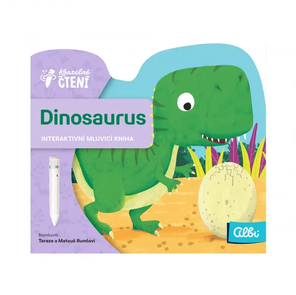 Minikniha s výsekem - Dinosaurus CZ ALBI