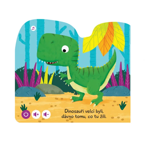 Minikniha s výsekem - Dinosaurus CZ ALBI