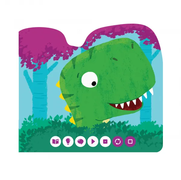 Minikniha s výsekem - Dinosaurus CZ ALBI