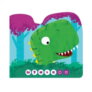 Minikniha s výsekem - Dinosaurus CZ ALBI