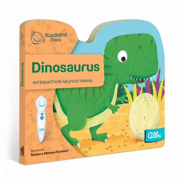 Minikniha s výsekem - Dinosaurus CZ ALBI