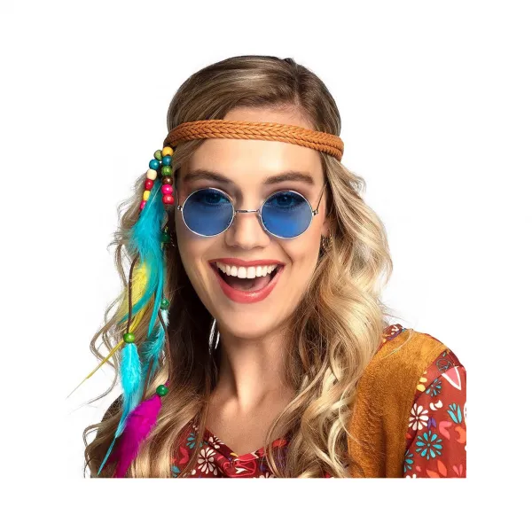 Okuliare Hippie modré ALBI