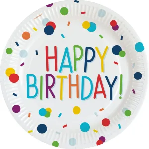 Párty Set Happy Birthday farebný 60 ks ALBI