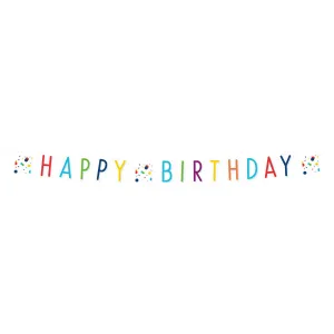 Párty Set Happy Birthday farebný 60 ks ALBI