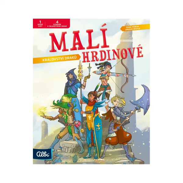 Kniha Malí hrdinové - Království draků CZ ALBI