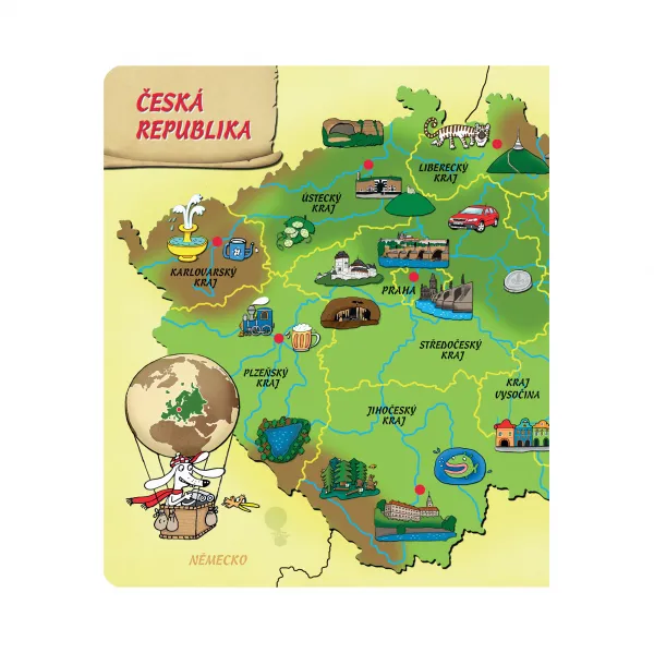 Kniha Atlas světa CZ