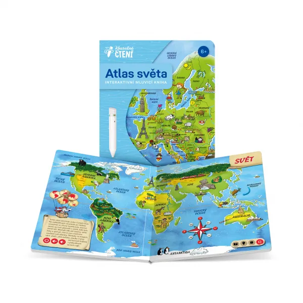 Kniha Atlas světa CZ