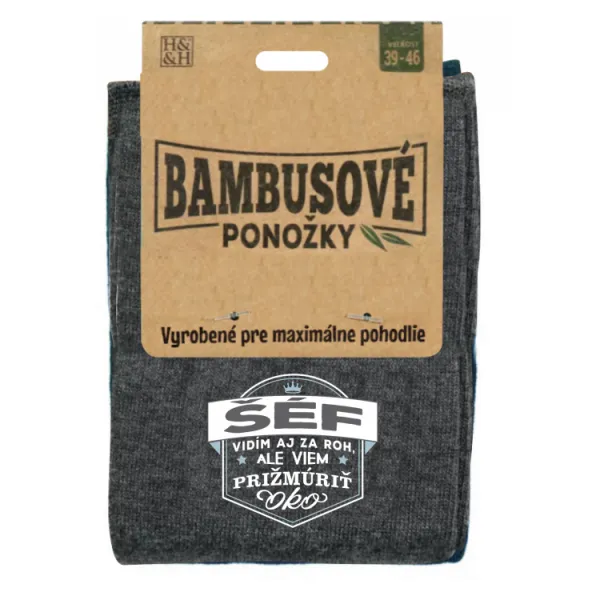 Bambusové ponožky - Šéf ALBI