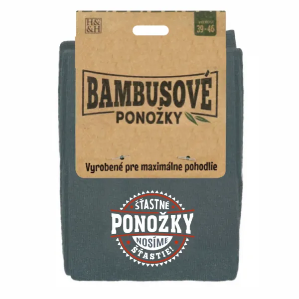 Bambusové ponožky - Šťastné ponožky (M) ALBI