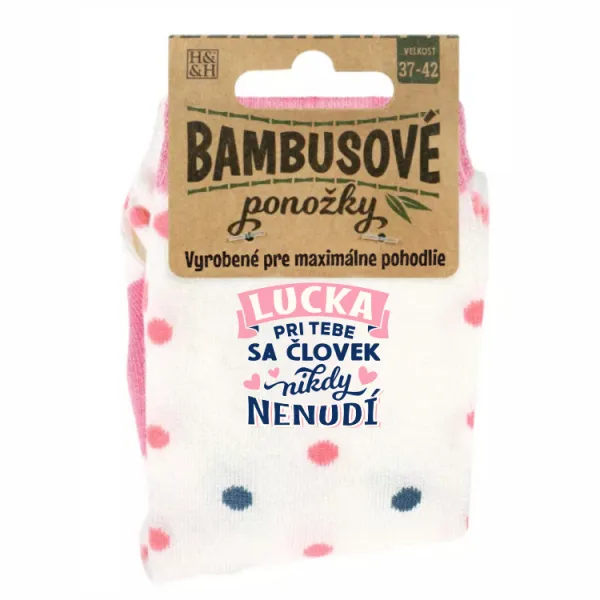 Bambusové ponožky - Lucka ALBI