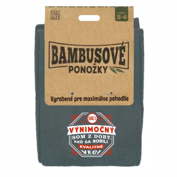 Bambusové ponožky - Výnimočný ALBI