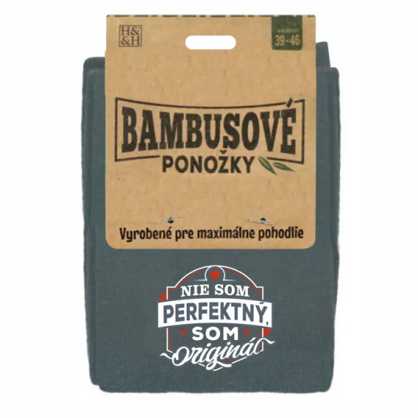 Bambusové ponožky - Nie som perfektný ALBI