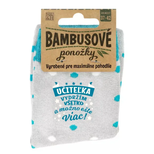 Bambusové ponožky - Učiteľka ALBI