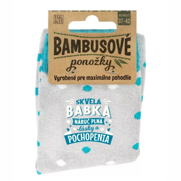 Bambusové ponožky - Skvelá babka ALBI