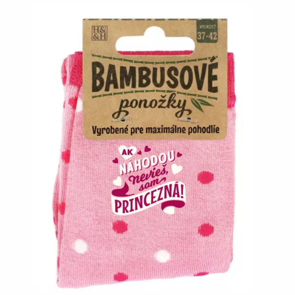Bambusové ponožky - Princezná ALBI