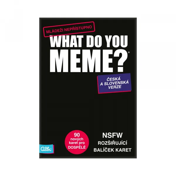 What Do You Meme - Mládeži nepřístupno (rozšírenie) ALBI