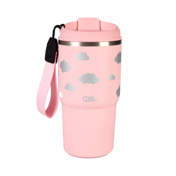 Ružový termohrnček Deluxe 500 ml ALBI
