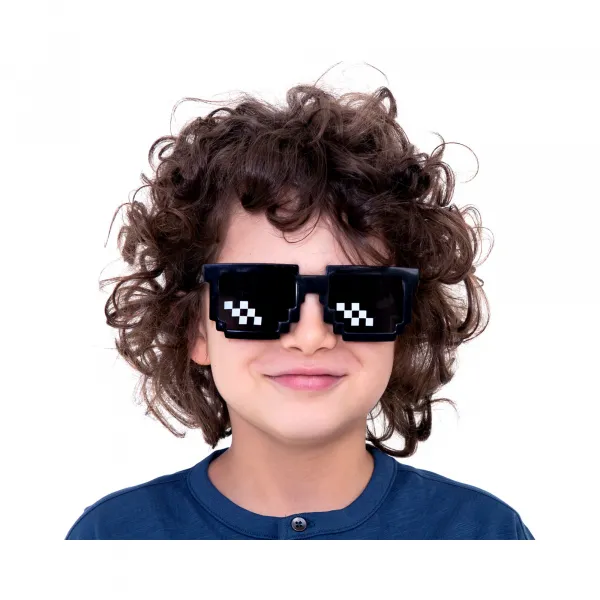 Okuliare čierne pixely
