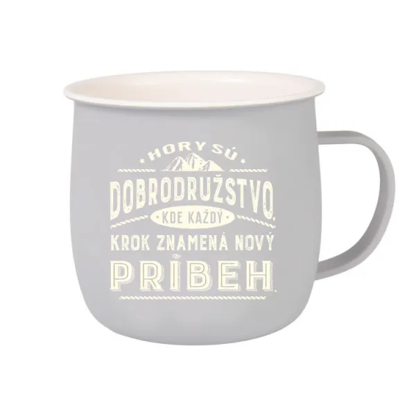 Outdoorový hrnček - Hory sú dobrodružstvo ALBI