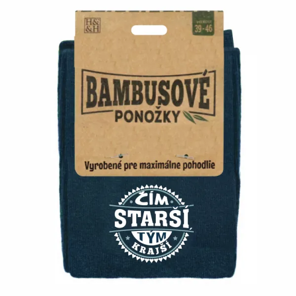 Bambusové ponožky - Čím starší, tým krajší ALBI