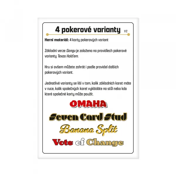 Gang - rozšíření Žolíci ALBI
