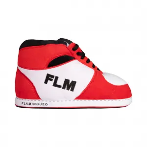 Červenobiele sneakers papuče ALBI