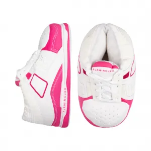 Ružovobiele sneakers papuče ALBI