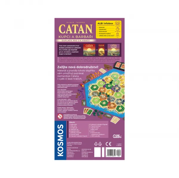 Catan - Kupci a barbaři 5-6 hráčov edícia 2025 ALBI